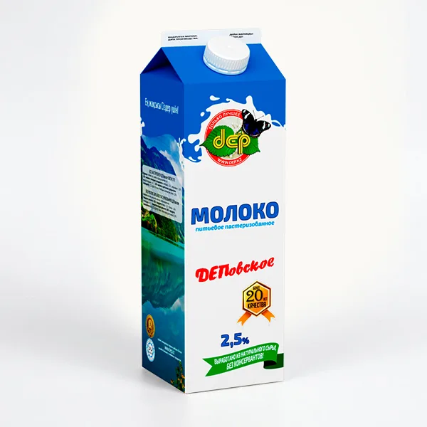 Молоко ДЕПовское 2.5% 1л